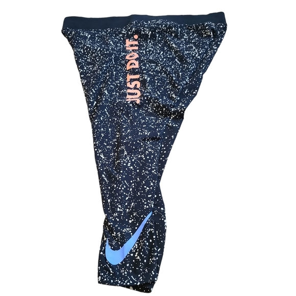 Nike Women's Sportswear Plus Size Leg-A-See High Waisted Leggings 3xl black pink - Picture 8 of 11